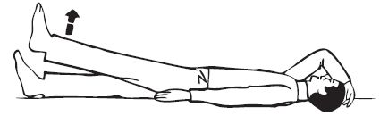 Illustratie oefening herstel dijbeenspier 1