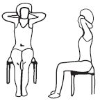 Medische illustratie uitleg oefening 5 bij schouderstijfheid