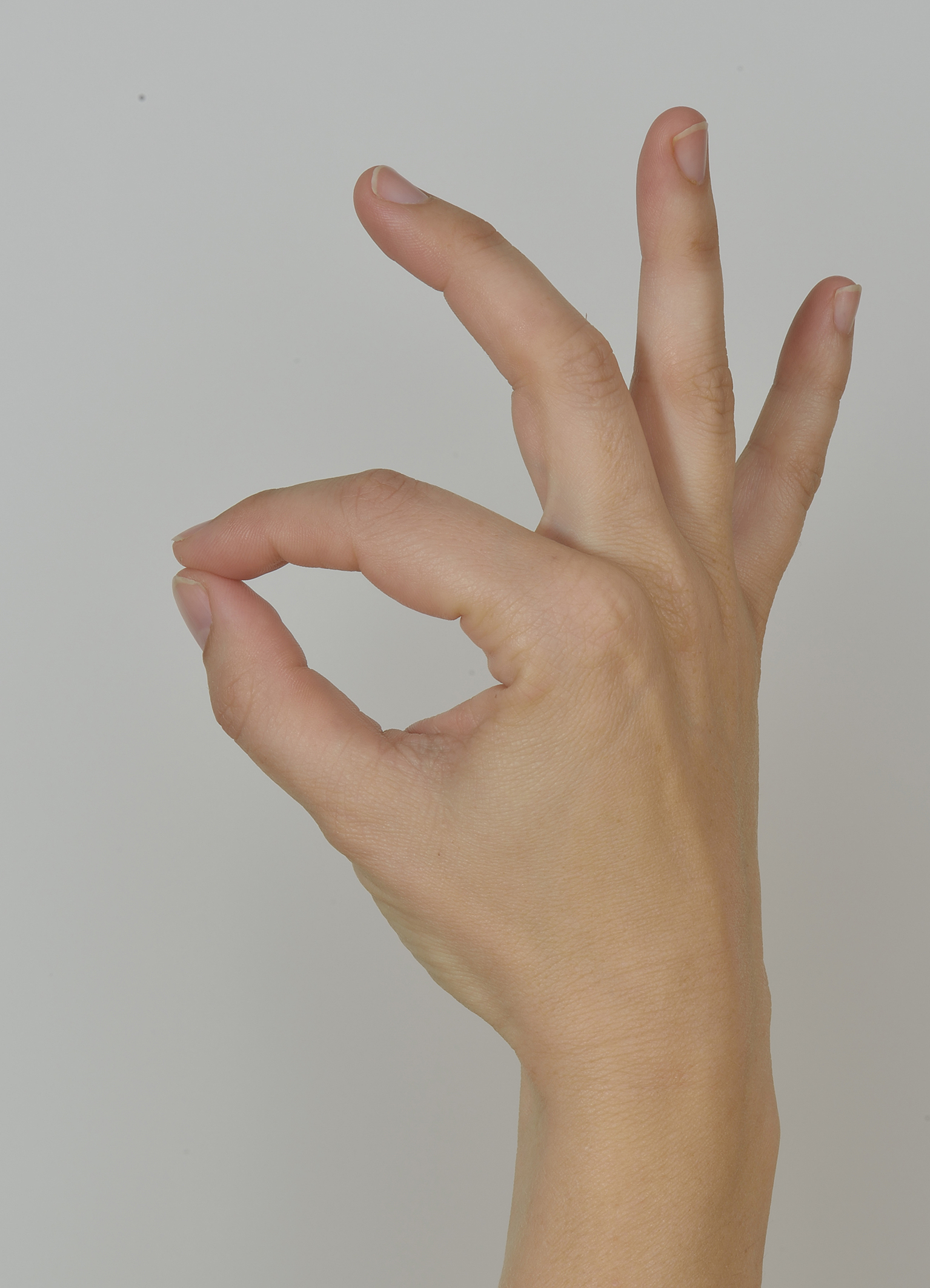 Foto oefening 5: duim tegen vingertoppen