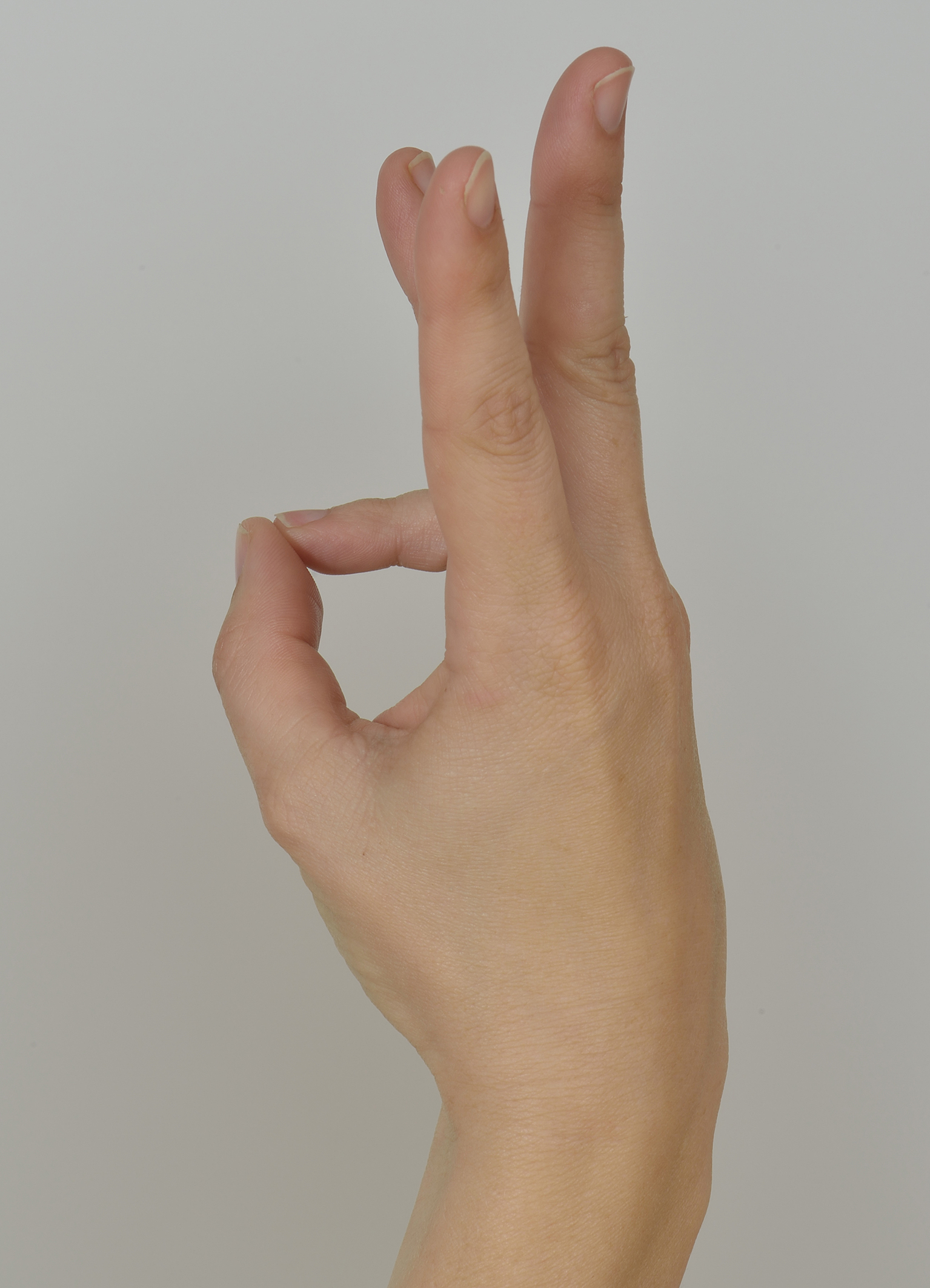 Foto oefening 5: duim tegen vingertoppen