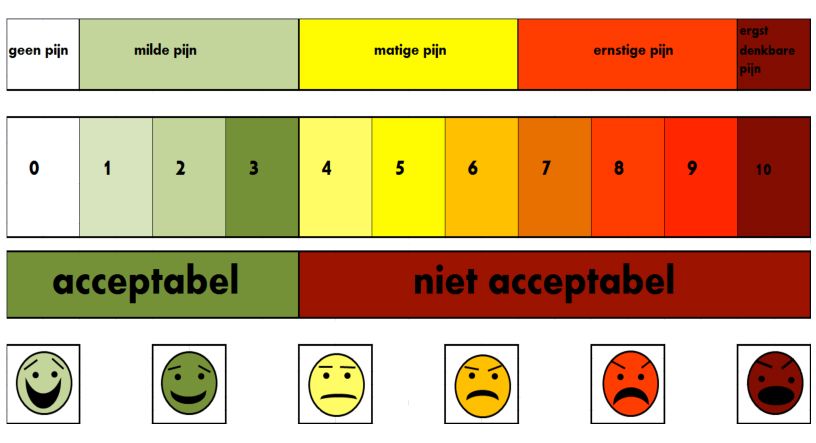 Afbeelding pijnscore