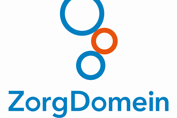 ZorgDomein logo Het blauwe logo van ZorgDomein