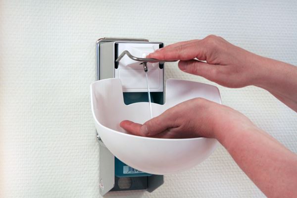 Desinfecteer of was goed uw handen voor bezoek Desinfecteer of was goed uw handen voor bezoek