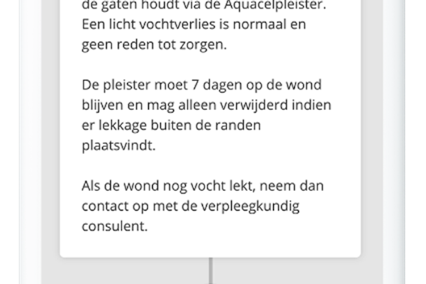 screenshot van een app screenshot van een app