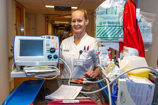 Debby Elderkamp IC-verpleegkundige en reanimatiecoördinator Debby Elderkamp