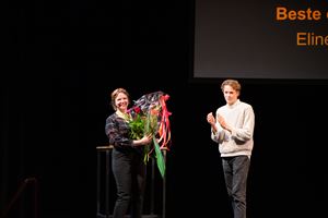 Eline Langius Eline Langius kreeg de Innovatieprijs.
