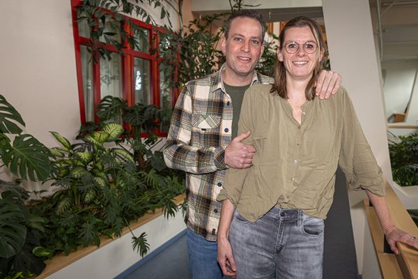 Portret van Erik en Esther Portret van Erik en Esther