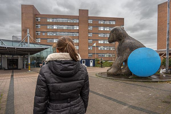 De opvang in het voormalige Diaconessenhuis De opvang in het voormalige Diaconessenhuis